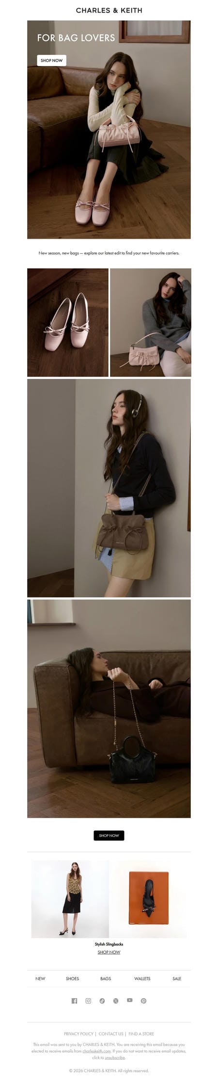邮件模板创意 Charles Keith 45