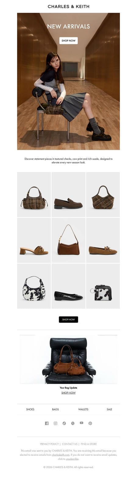 邮件模板创意 Charles Keith 46