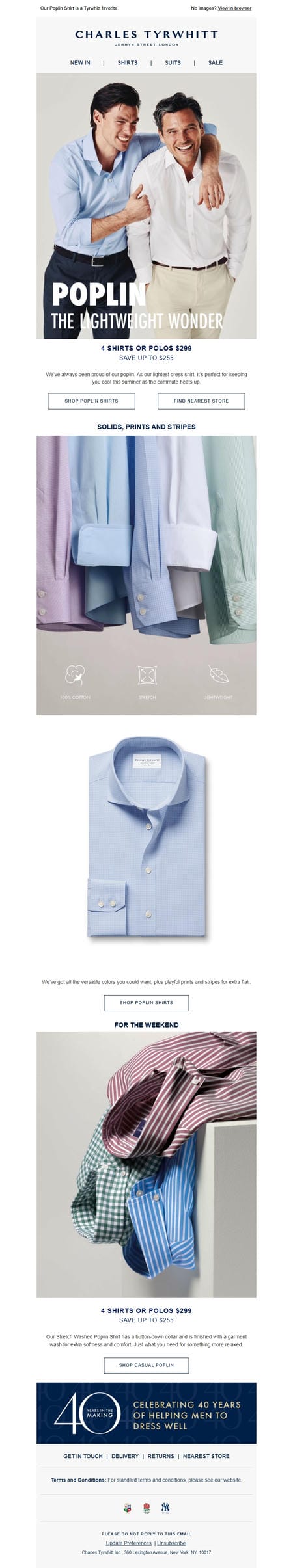 邮件模板创意 Charles Tyrwhitt 48