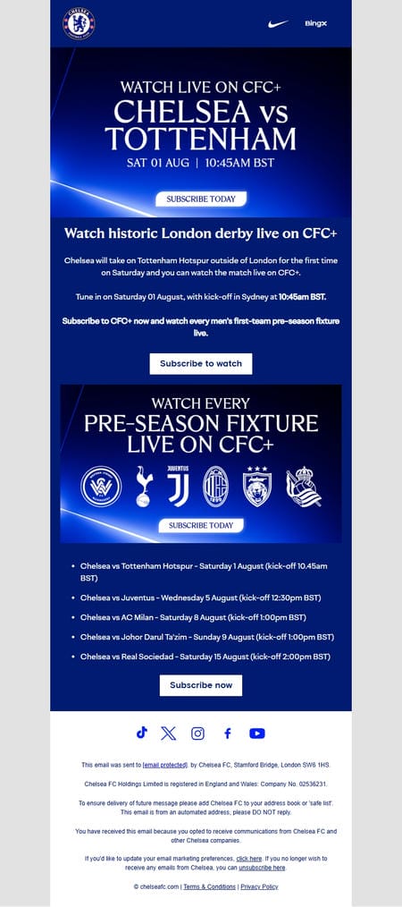 邮件模板创意 Chelsea Fc 138
