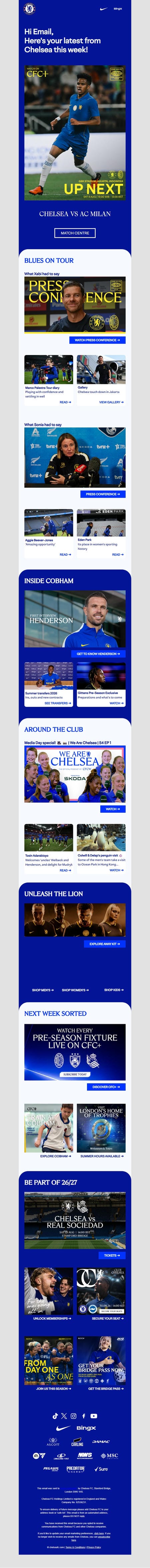 邮件模板创意 Chelsea Fc 140