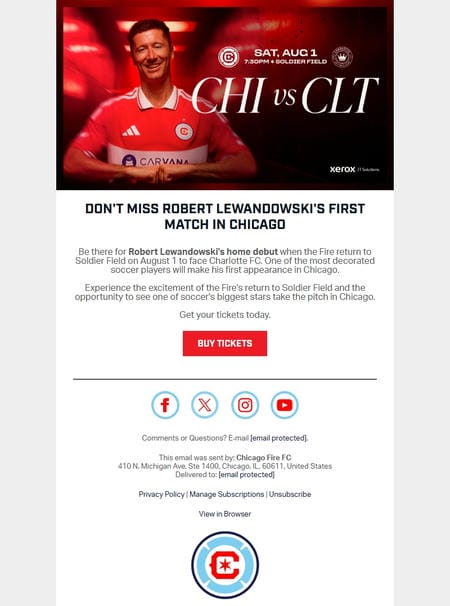 邮件模板创意 Chicago Fire Fc 159