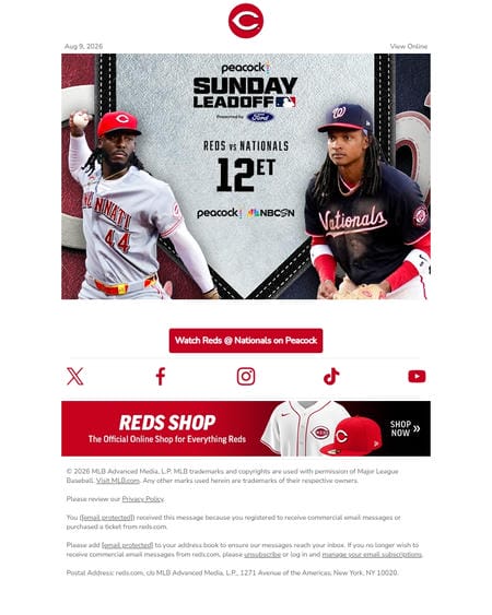 邮件模板创意 Cincinnati Reds 71
