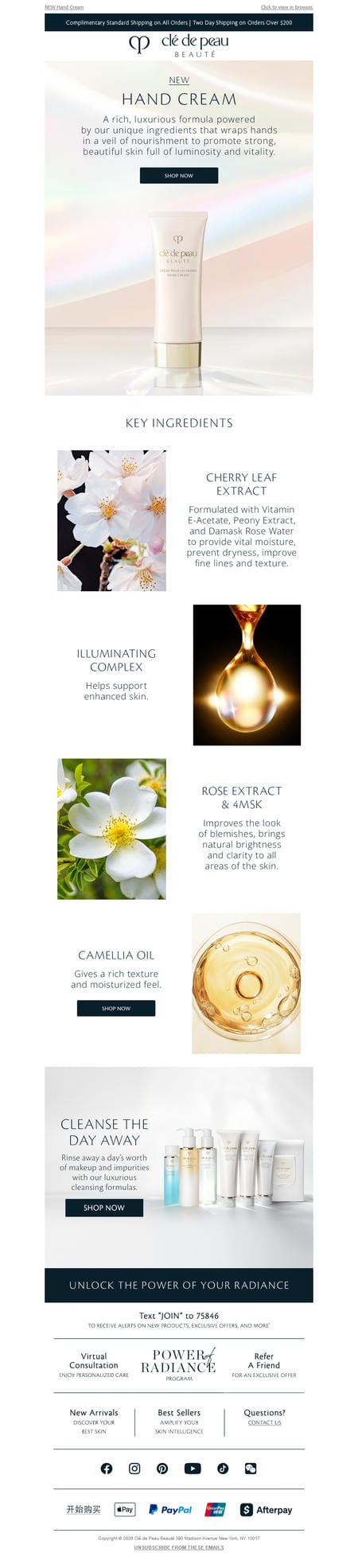 邮件模板创意 Cle De Peau Beaute 126