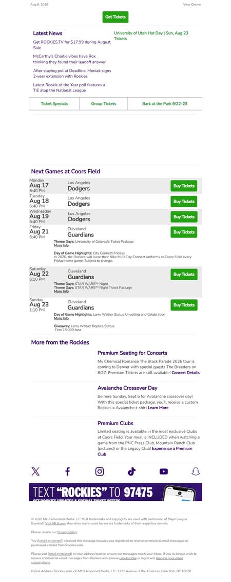 邮件模板创意 Colorado Rockies 47