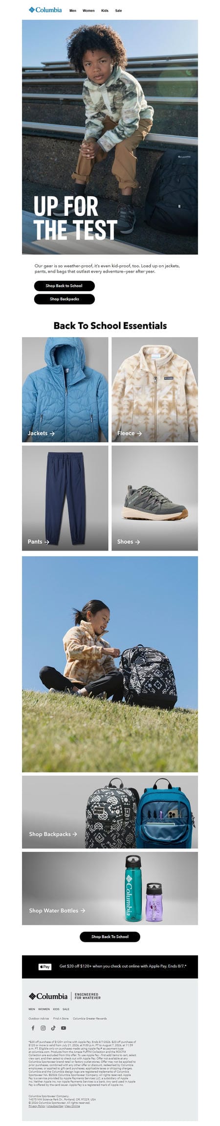 邮件模板创意 Columbia 304