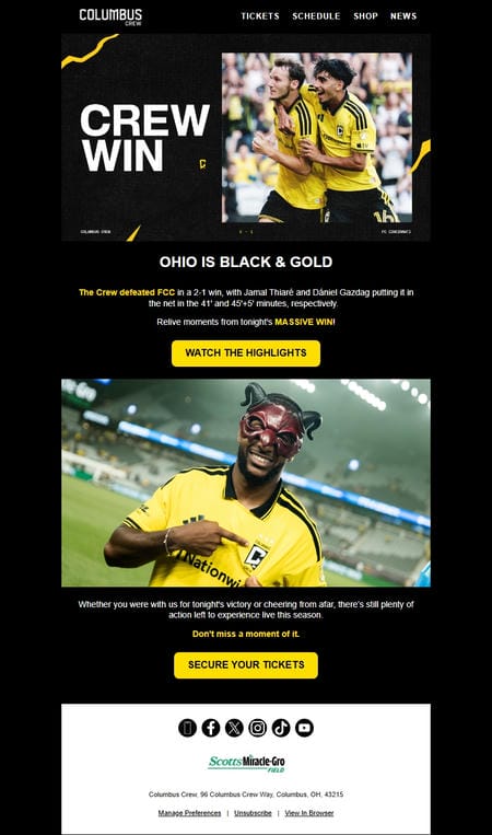 邮件模板创意 Columbus Crew 149