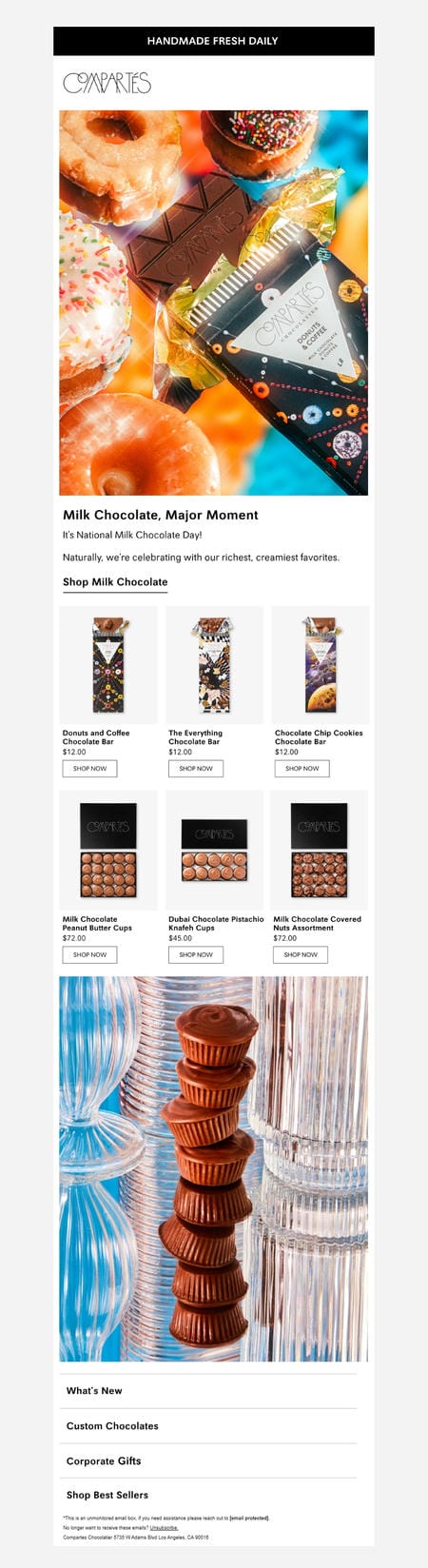 邮件模板创意 Compartes Chocolatier 16