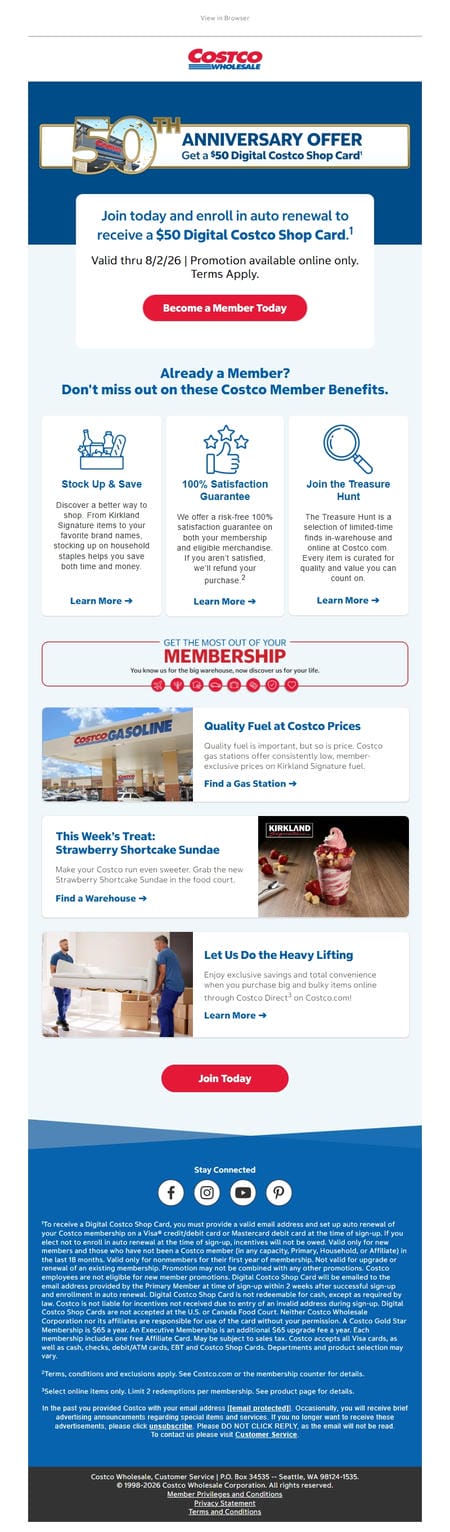 邮件模板创意 Costco Wholesale 584