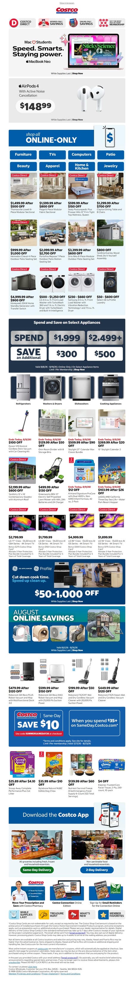 邮件模板创意 Costco Wholesale 590