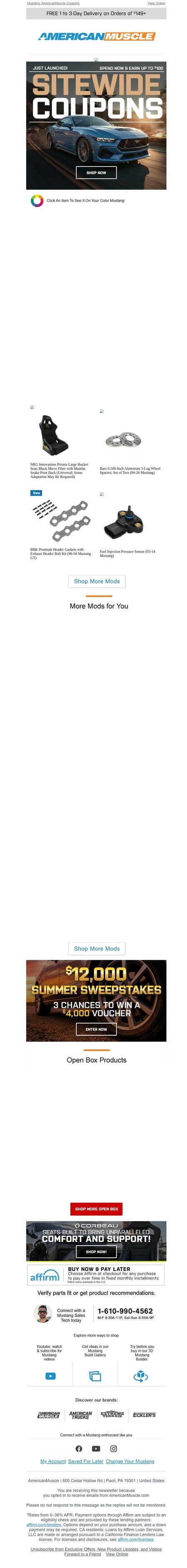 邮件模板创意 Coupon Offer Am