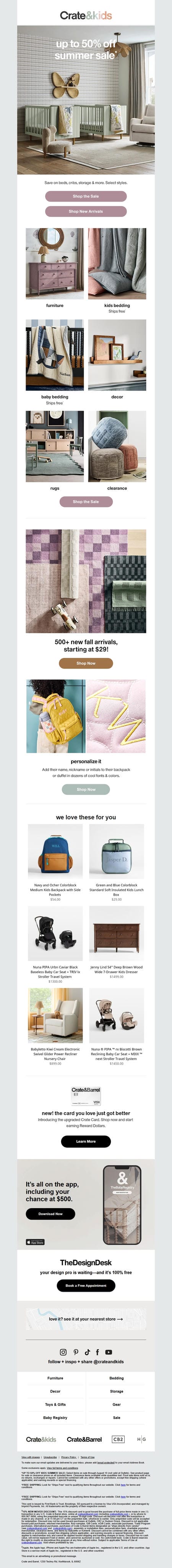 邮件模板创意 Crate Kids Sale 117