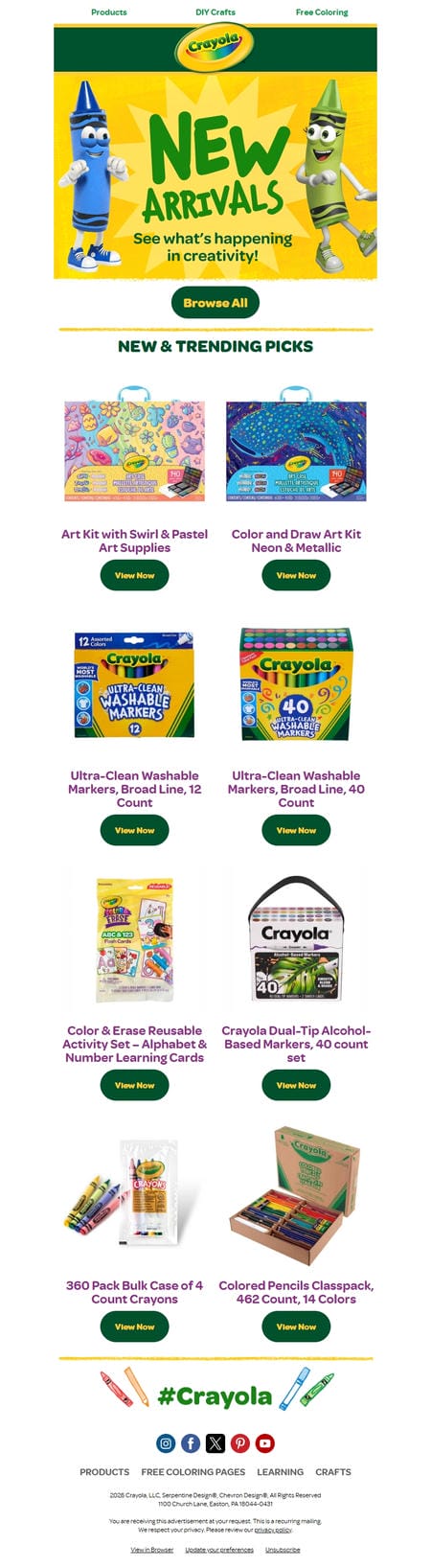 邮件模板创意 Crayola 114