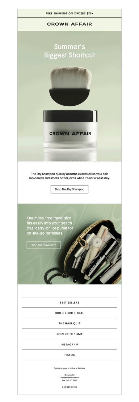 邮件模板创意 Crown Affair 98