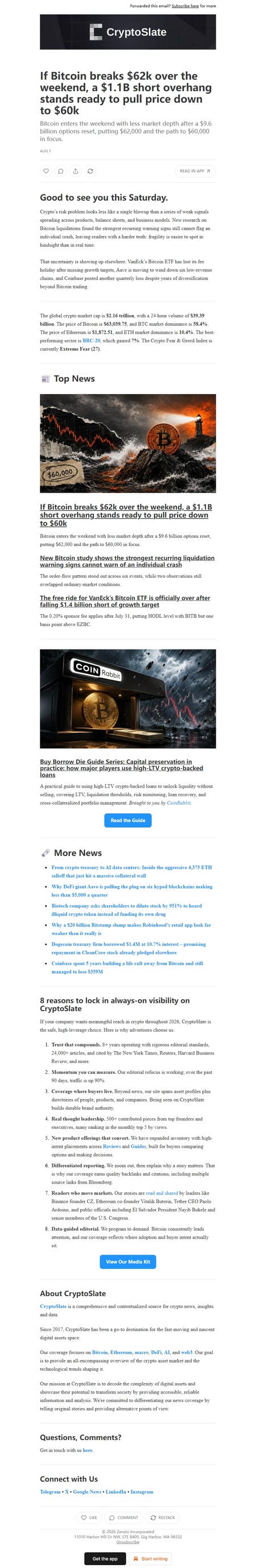 邮件模板创意 Cryptoslate 242