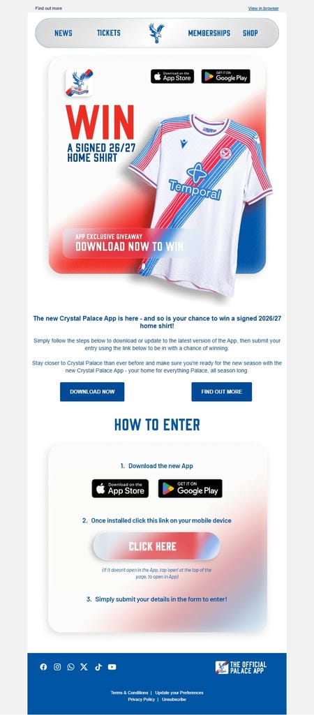 邮件模板创意 Crystal Palace F C 181