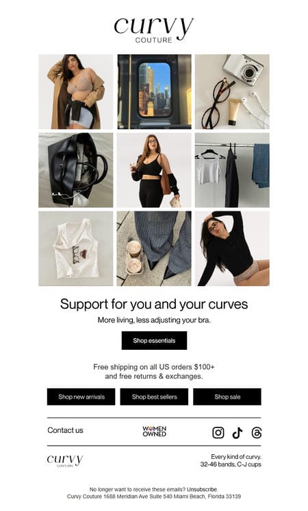 邮件模板创意 Curvy Couture 97