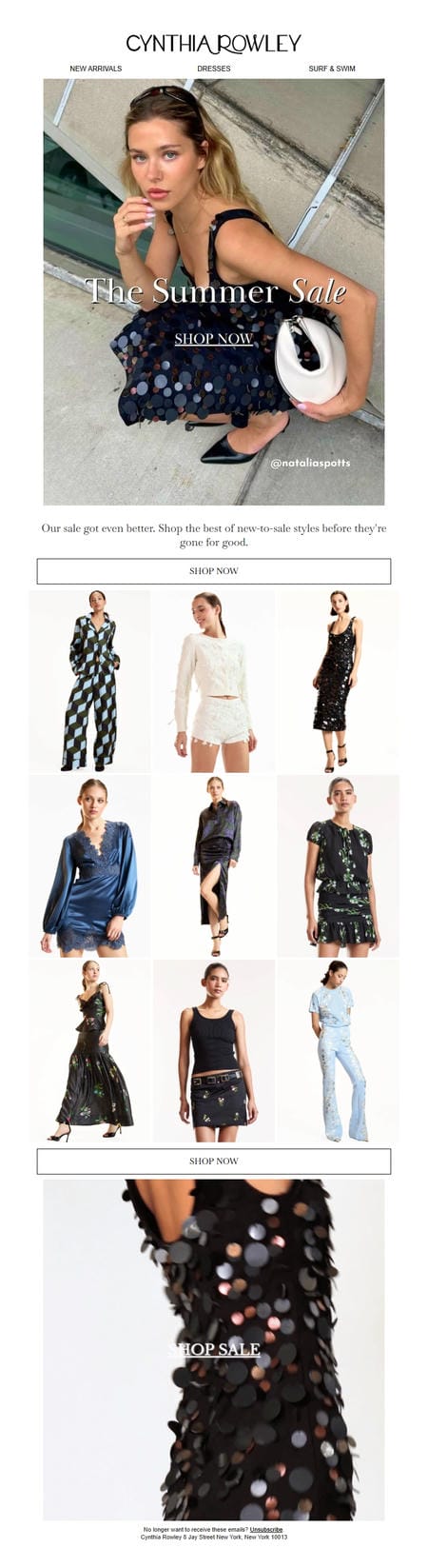 邮件模板创意 Cynthia Rowley 146