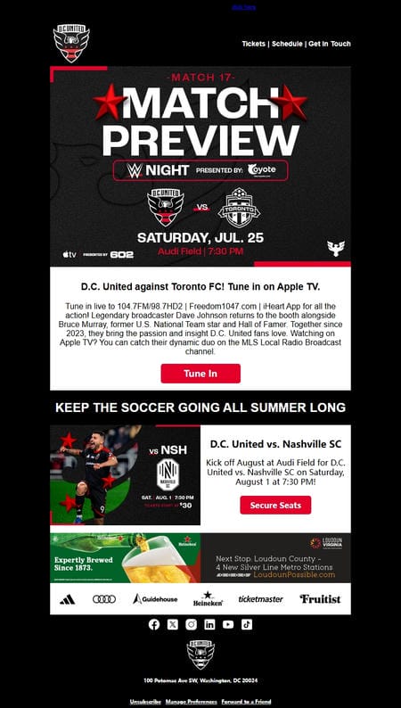 邮件模板创意 D C United 72