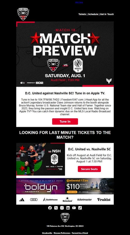 邮件模板创意 D C United 74