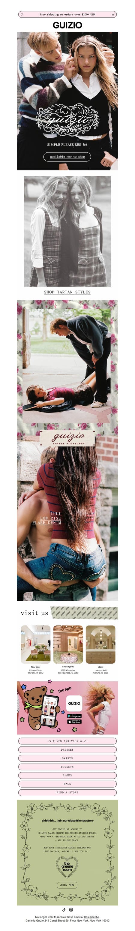 邮件模板创意 Danielle Guizio 8