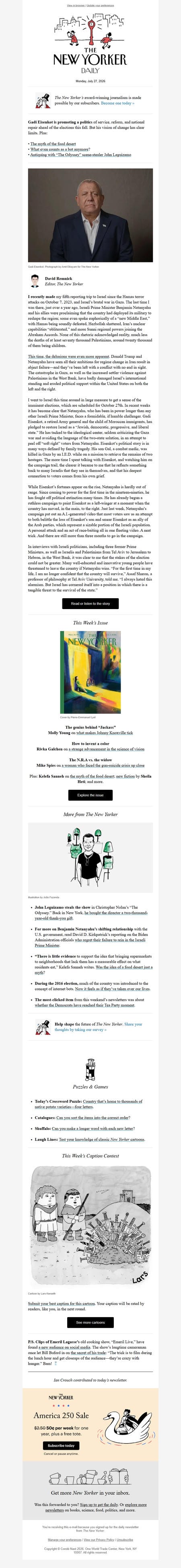 邮件模板创意 David Remnick The New Yorker 28
