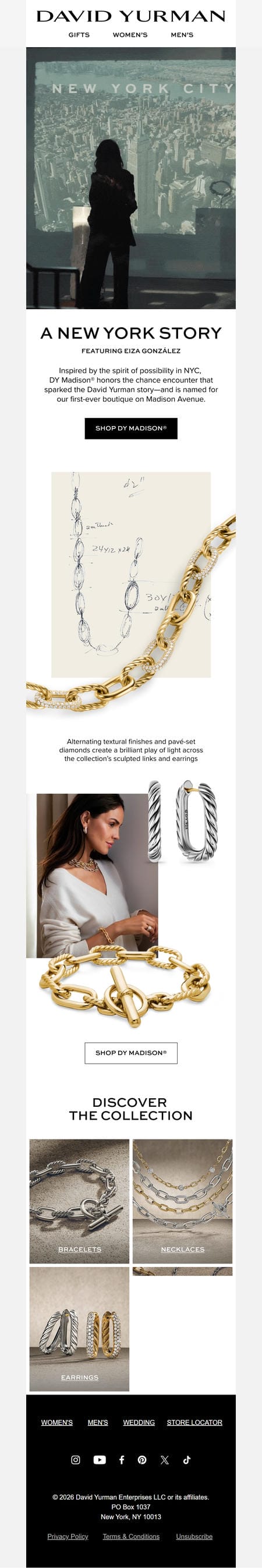 邮件模板创意 David Yurman 226