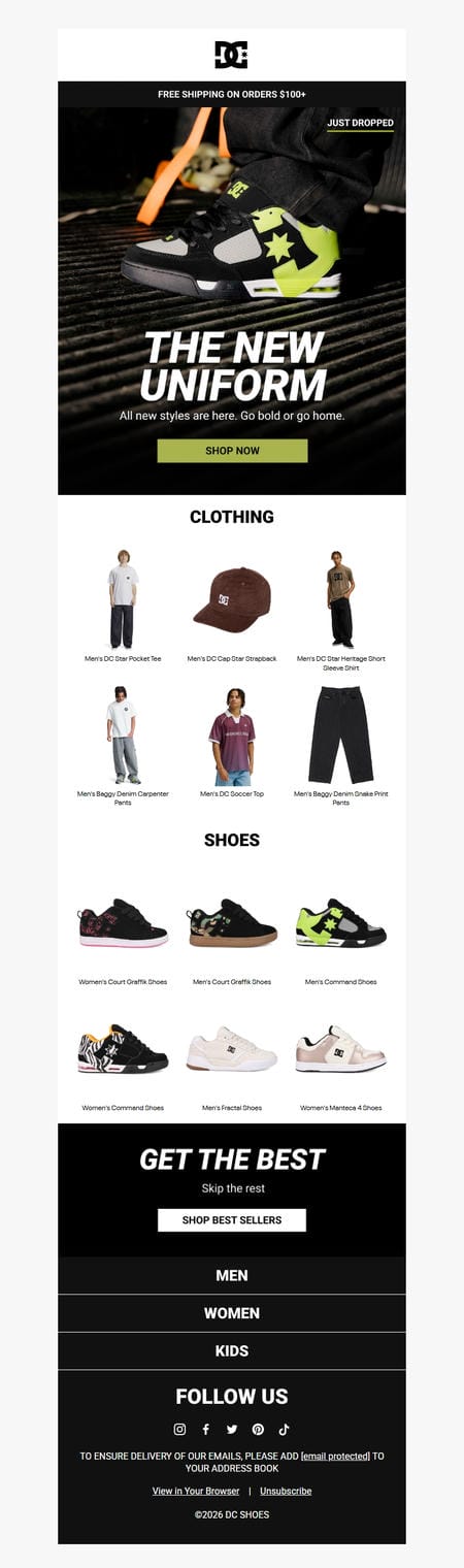 邮件模板创意 Dc Shoes 201
