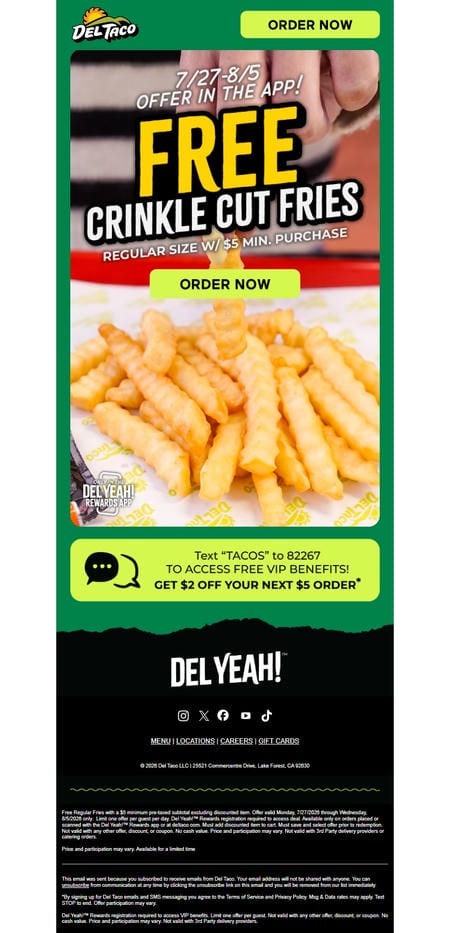 邮件模板创意 Del Taco 152