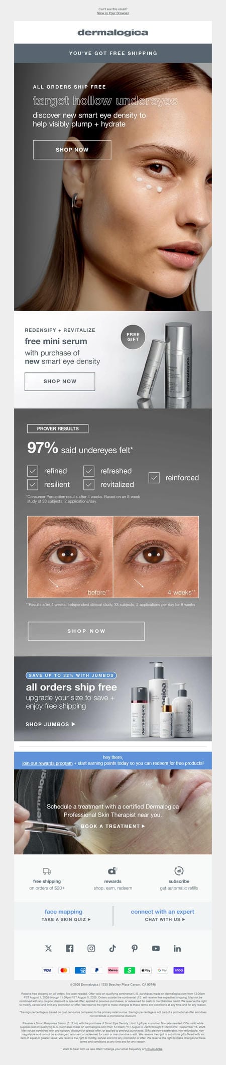 邮件模板创意 Dermalogica 108