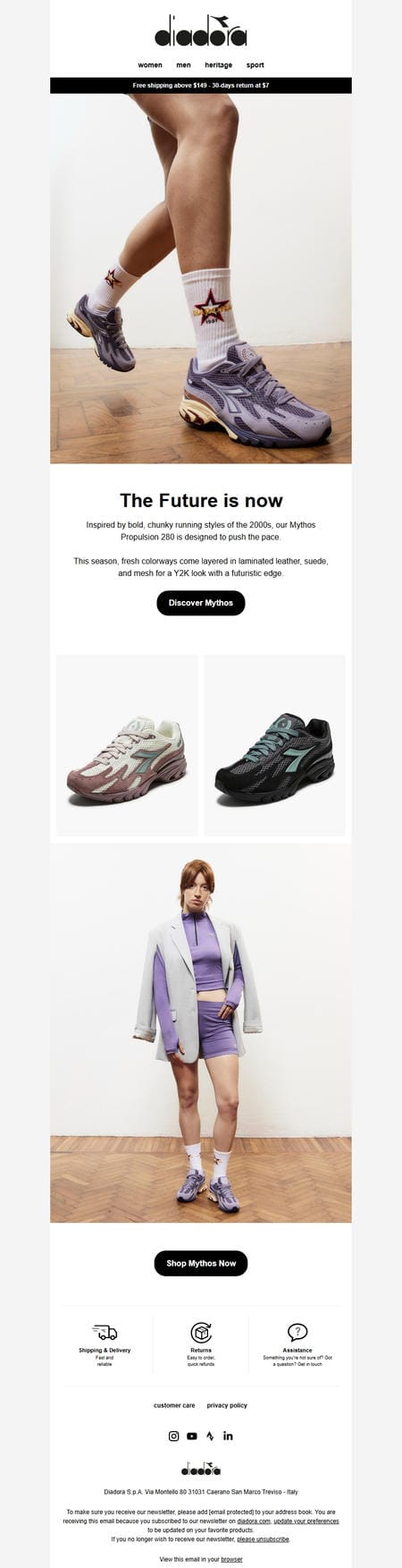 邮件模板创意 Diadora 106