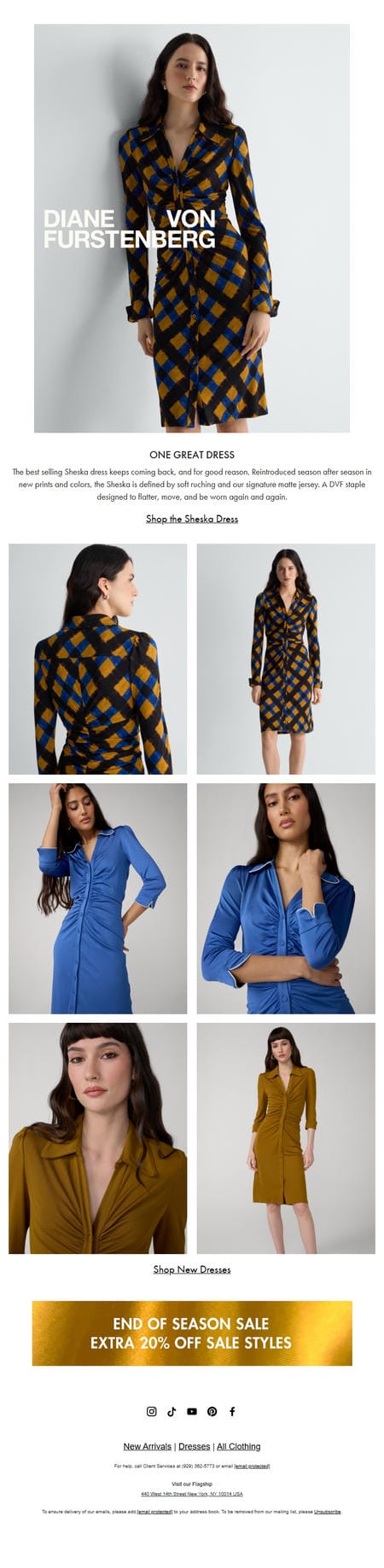 邮件模板创意 Diane Von Furstenberg 256