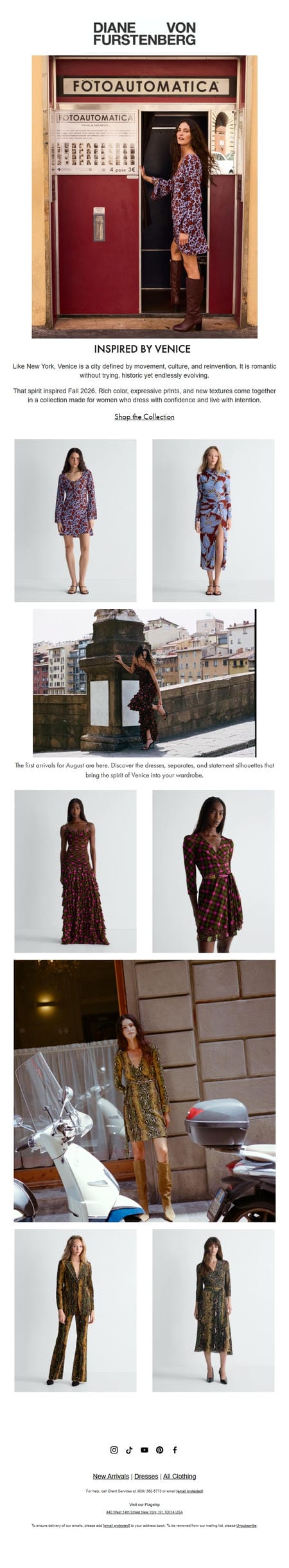 邮件模板创意 Diane Von Furstenberg 259