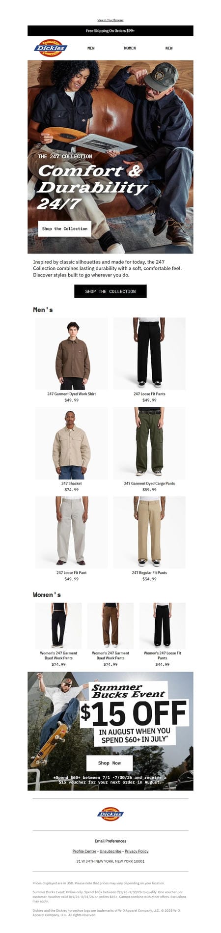 邮件模板创意 Dickies 288