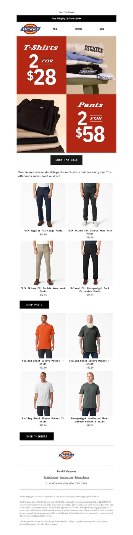 邮件模板创意 Dickies 295