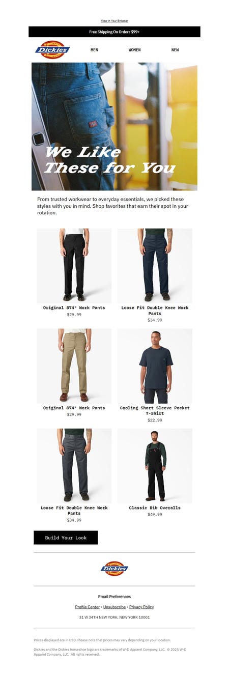邮件模板创意 Dickies 298
