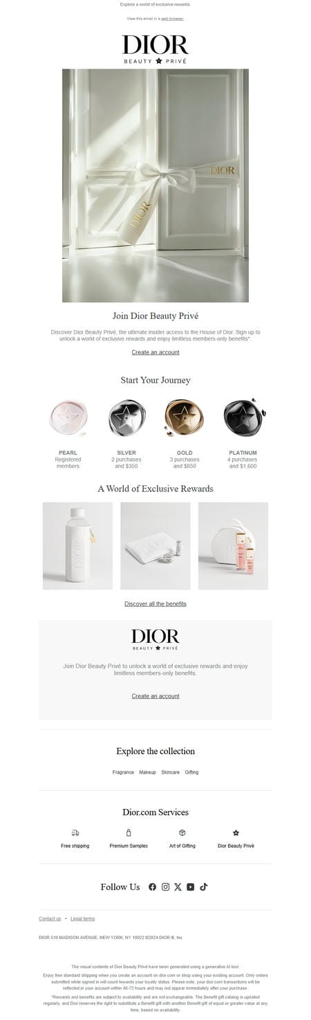 邮件模板创意 Dior 158