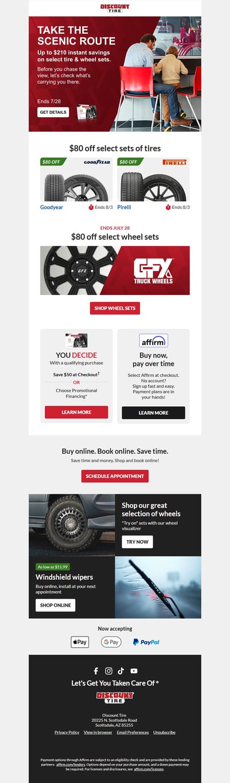邮件模板创意 Discount Tire 34