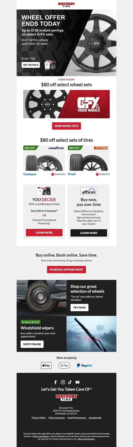邮件模板创意 Discount Tire 35