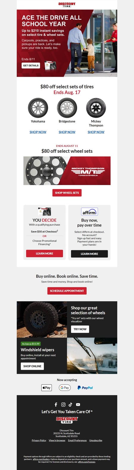 邮件模板创意 Discount Tire 38