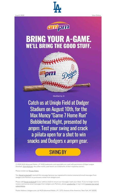 邮件模板创意 Dodgers Com Partners 43