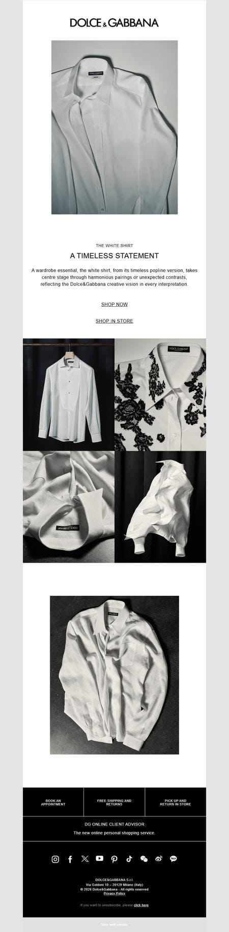 邮件模板创意 Dolcegabbana 60