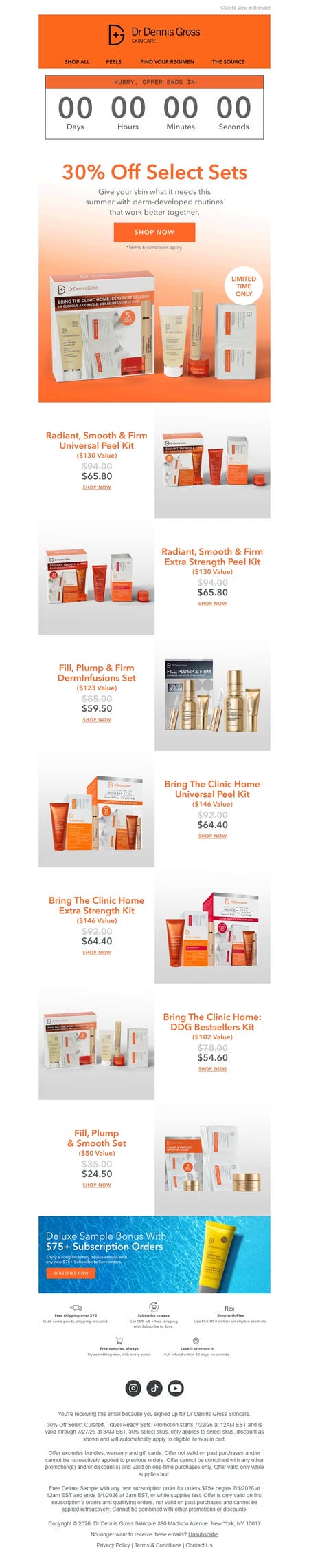 邮件模板创意 Dr Dennis Gross Skincare 29