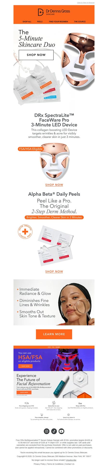 邮件模板创意 Dr Dennis Gross Skincare 31