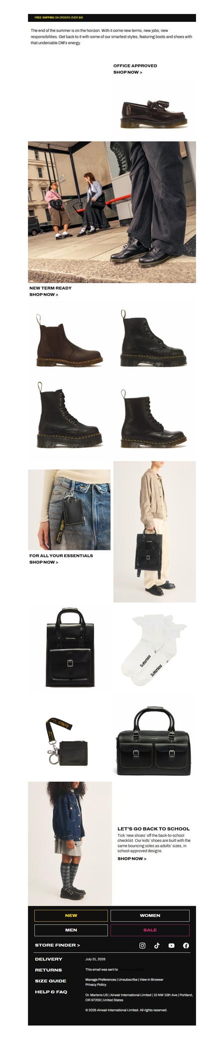 邮件模板创意 Dr Martens 244
