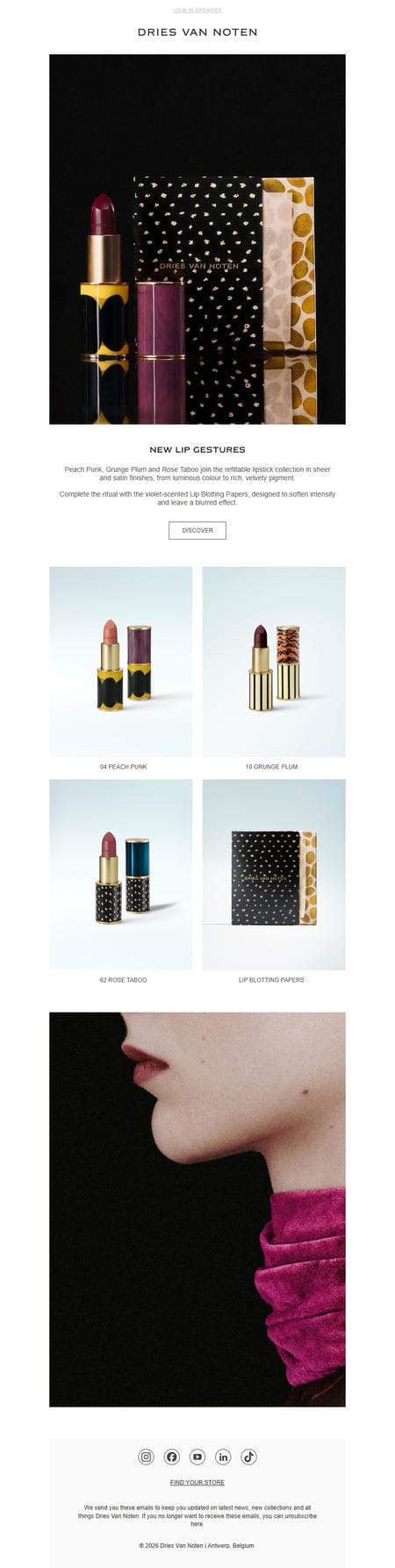 邮件模板创意 Dries Van Noten 76