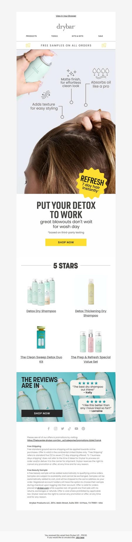 邮件模板创意 Drybar 264
