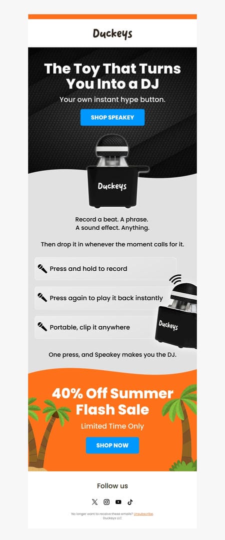 邮件模板创意 Duckeycaps 120