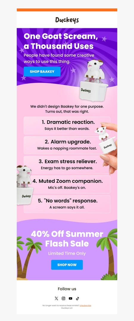 邮件模板创意 Duckeycaps 122