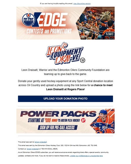 邮件模板创意 Edmonton Oilers Hockey Club 83